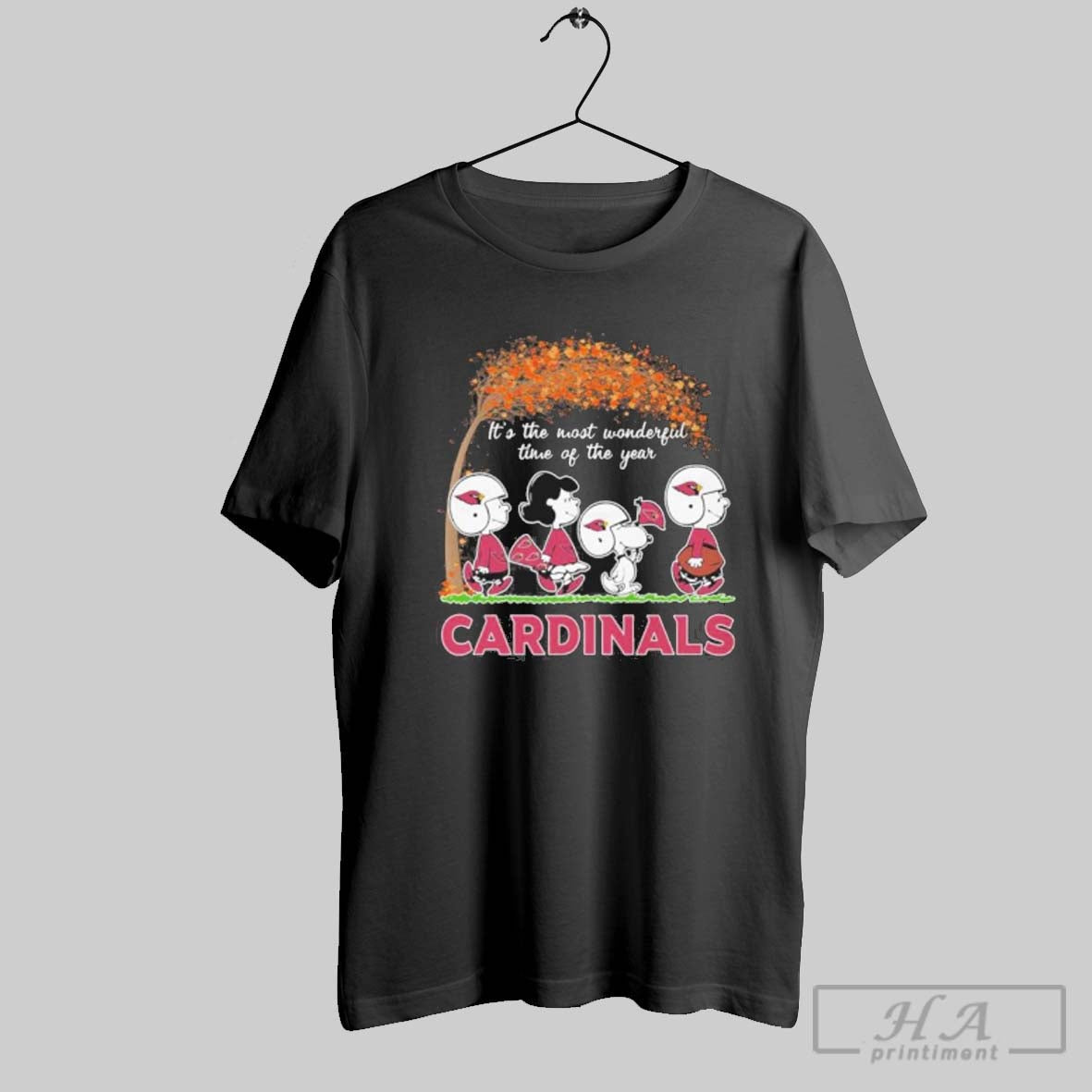 Official The Peanuts Walking X Arizona Cardinals Its The Most Wonderful Time Of The Year