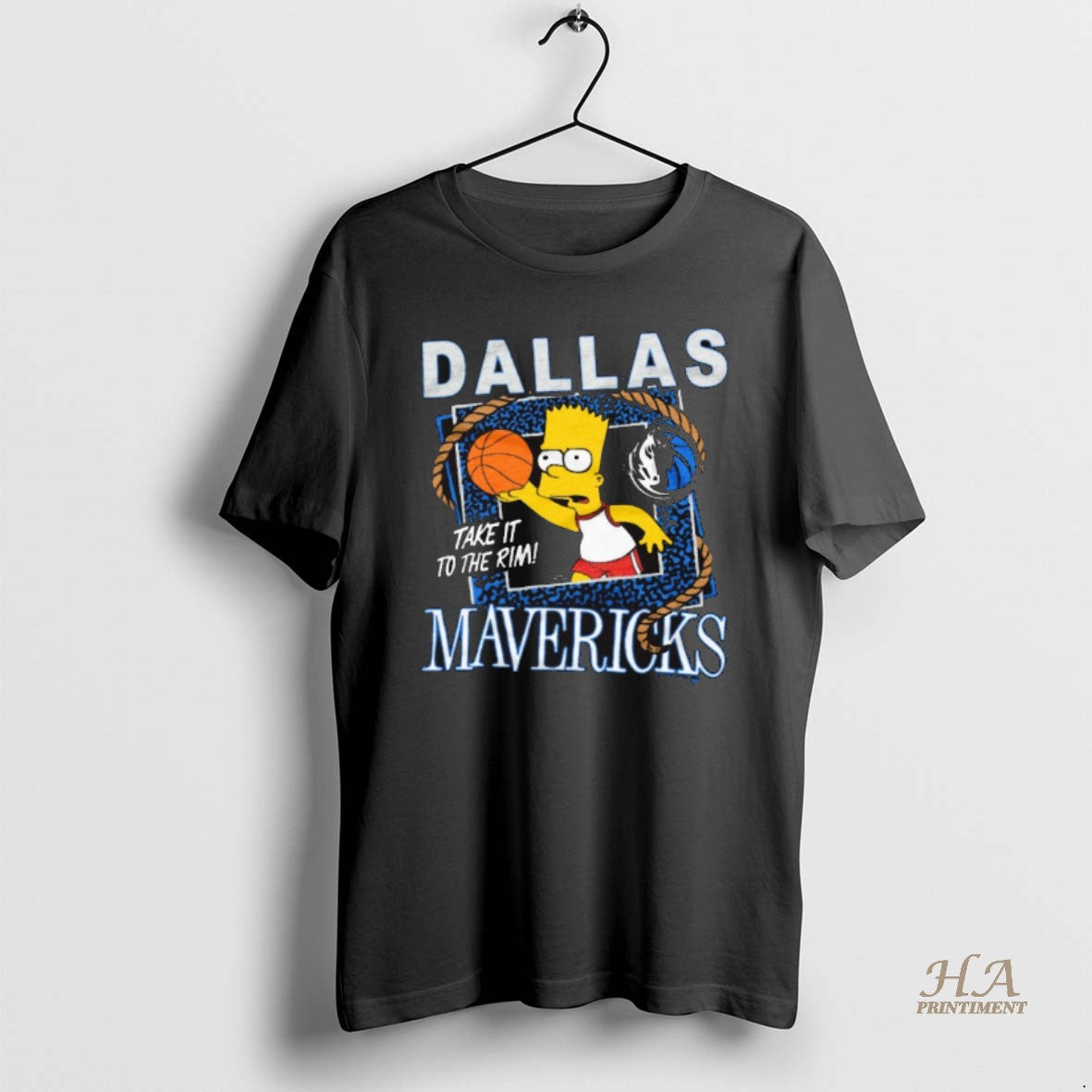 Official The Simpsons Bart X Dallas Mavericks Take It To The Rim