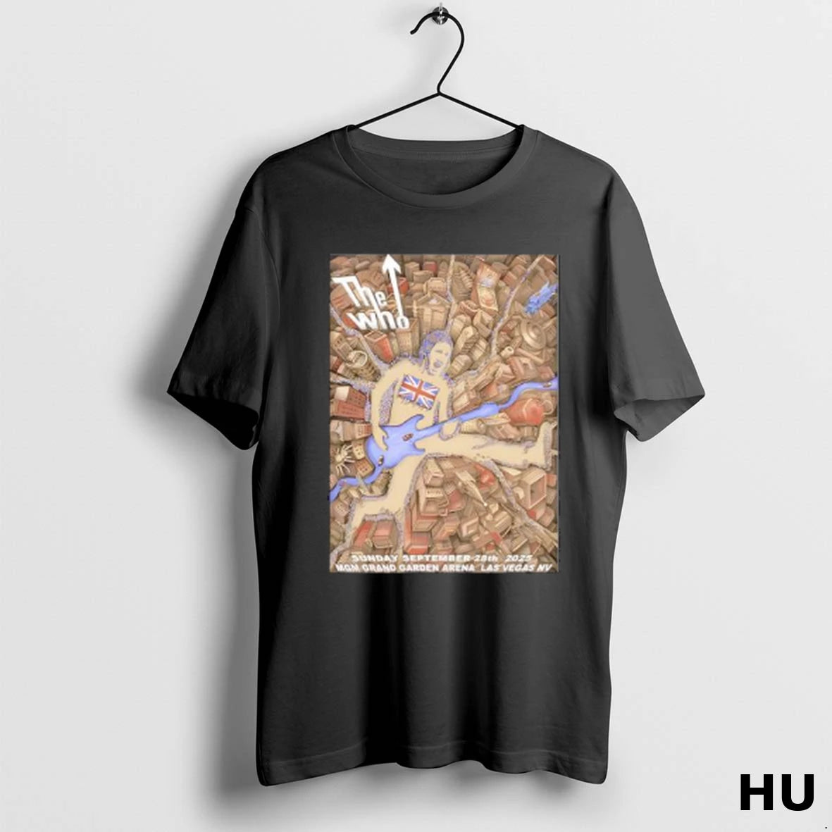 Official The Who Las Vegas 9 28 2025 Tour T Shirt