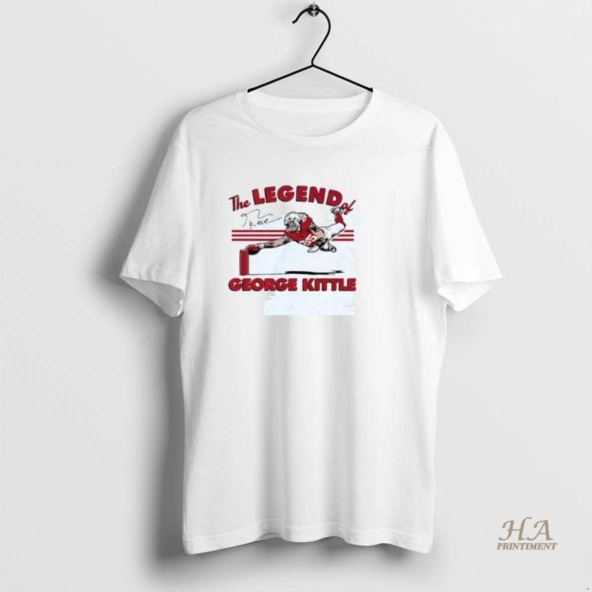 Official The Legend Of George Kittle Catch Signature