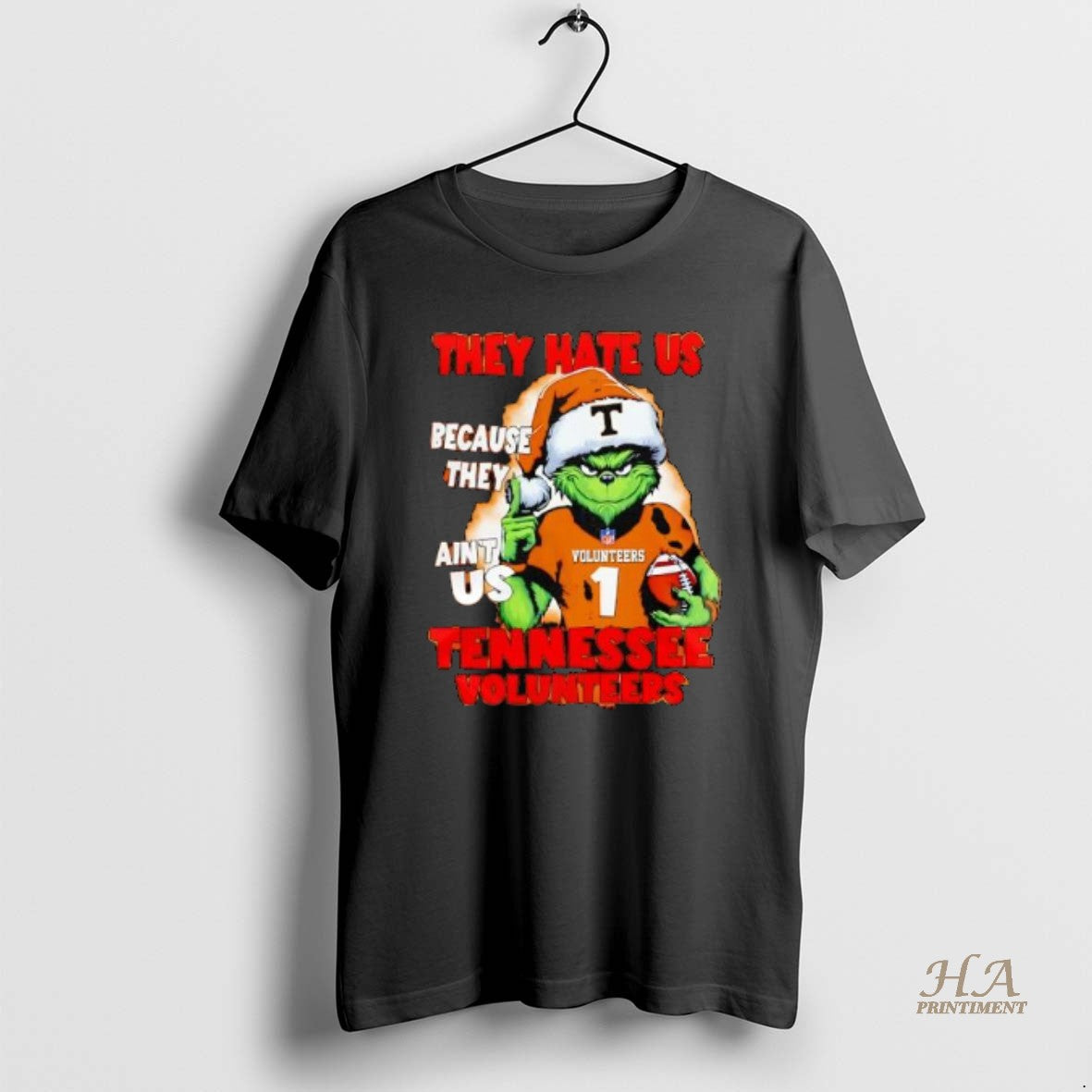 Official They Hate Us Because They Aint Us Tennessee Volunteers Grinch Number 1