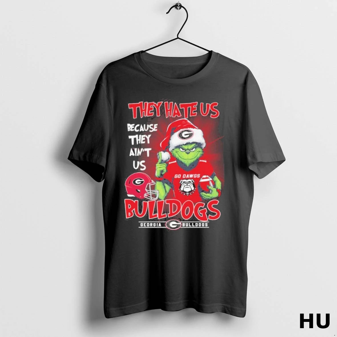Official They Hate Us Cause They Aint Us Georgia Bulldogs Christmas T Shirt