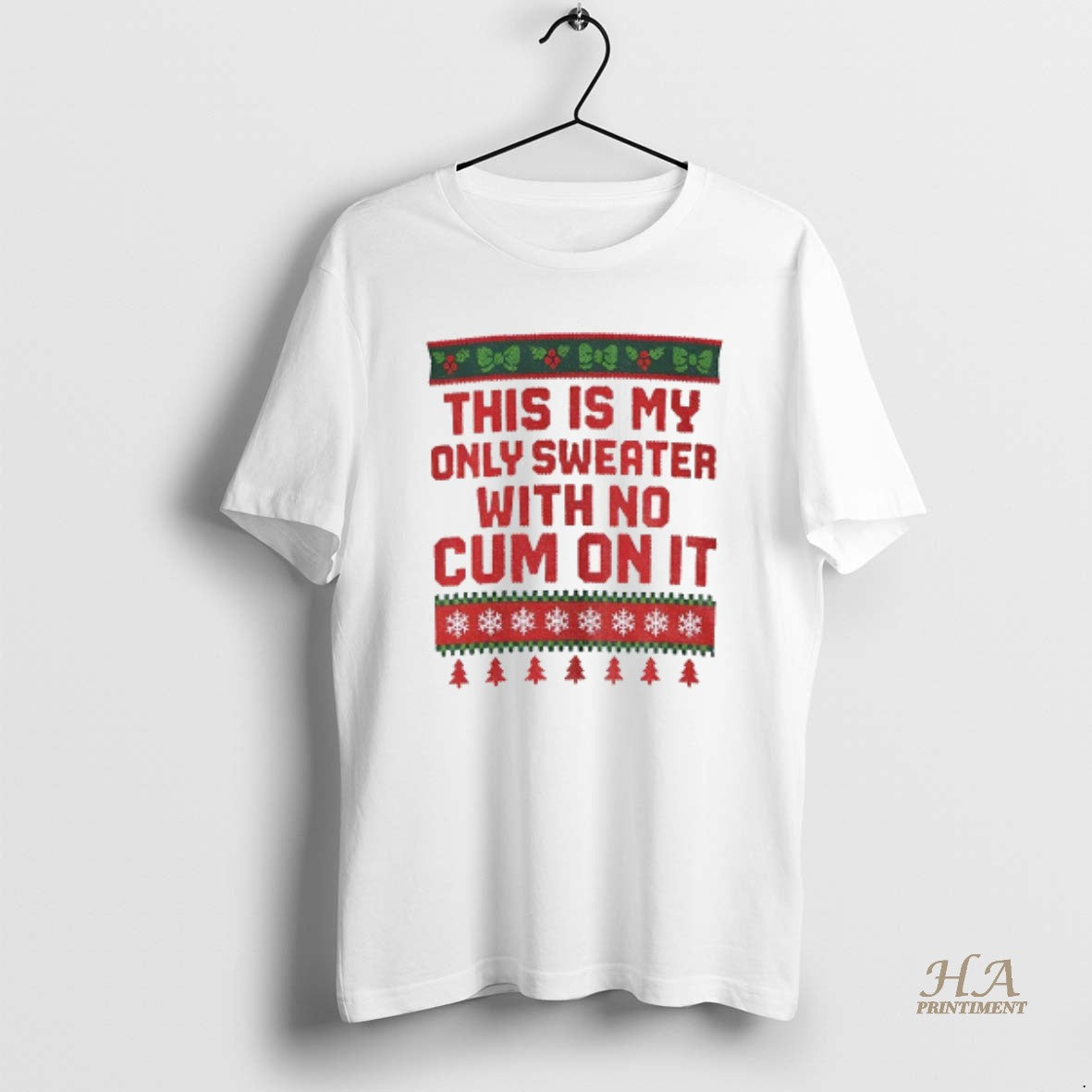 Official This Is My Only With No Cum On It Merry Christmas