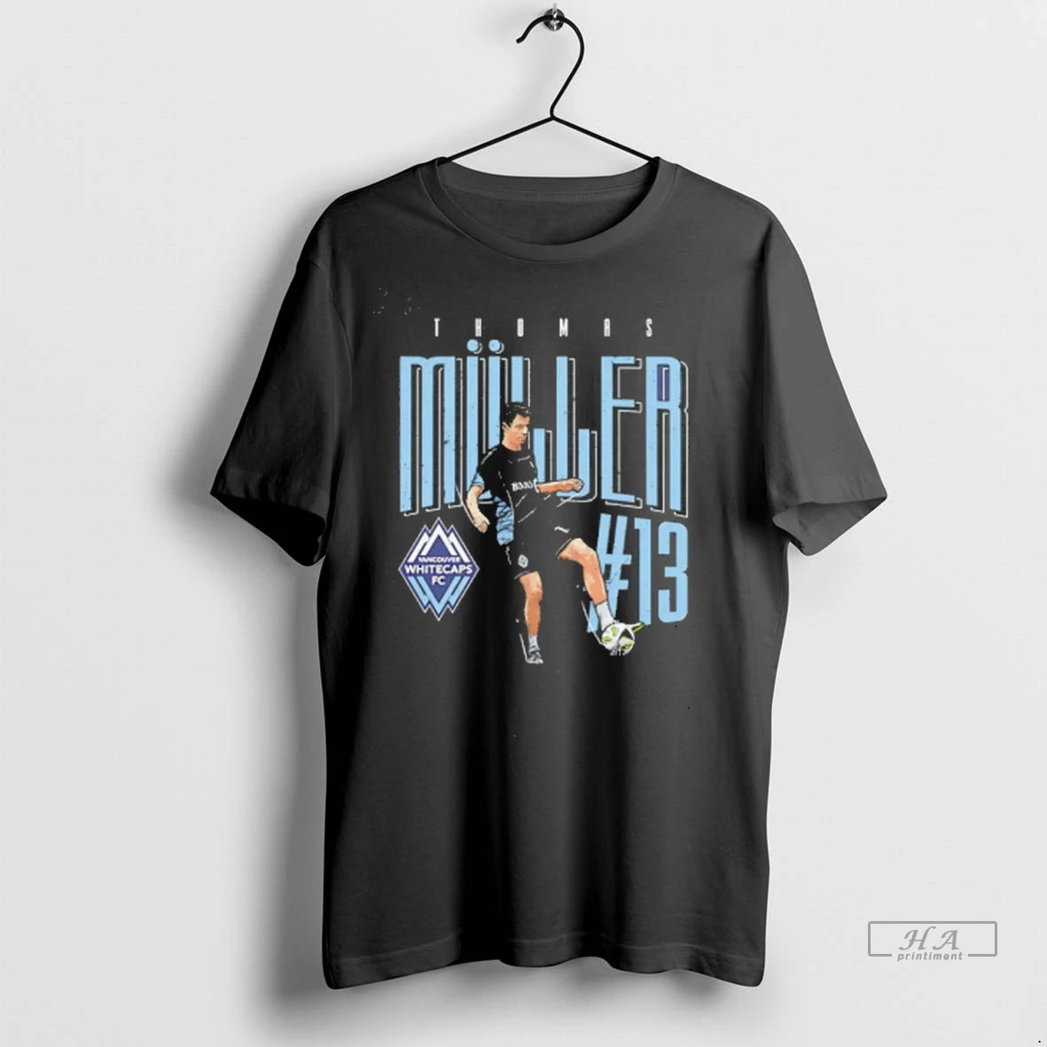 Official Thomas Muller Number 13 Vancouver Whitecaps Fc Graphic Tee Tshirts Sweater