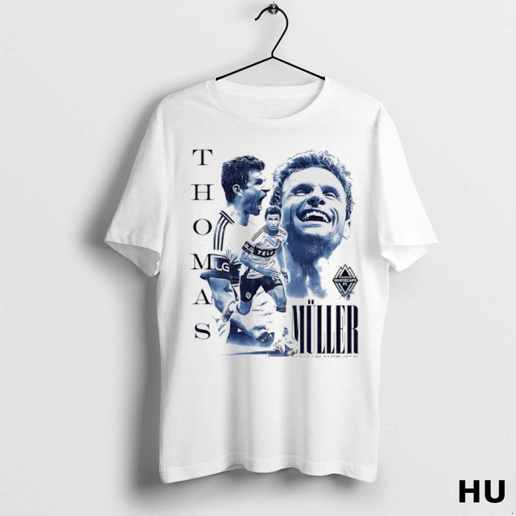 Official Thomas Muller Vancouver Whitecaps Fc Player Collage Vintage T Shirt