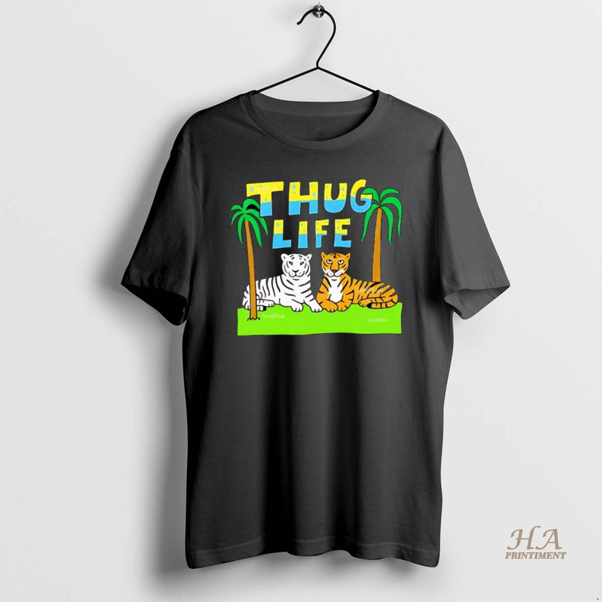 Official Thug Life Thug Tigers Paint Christmas