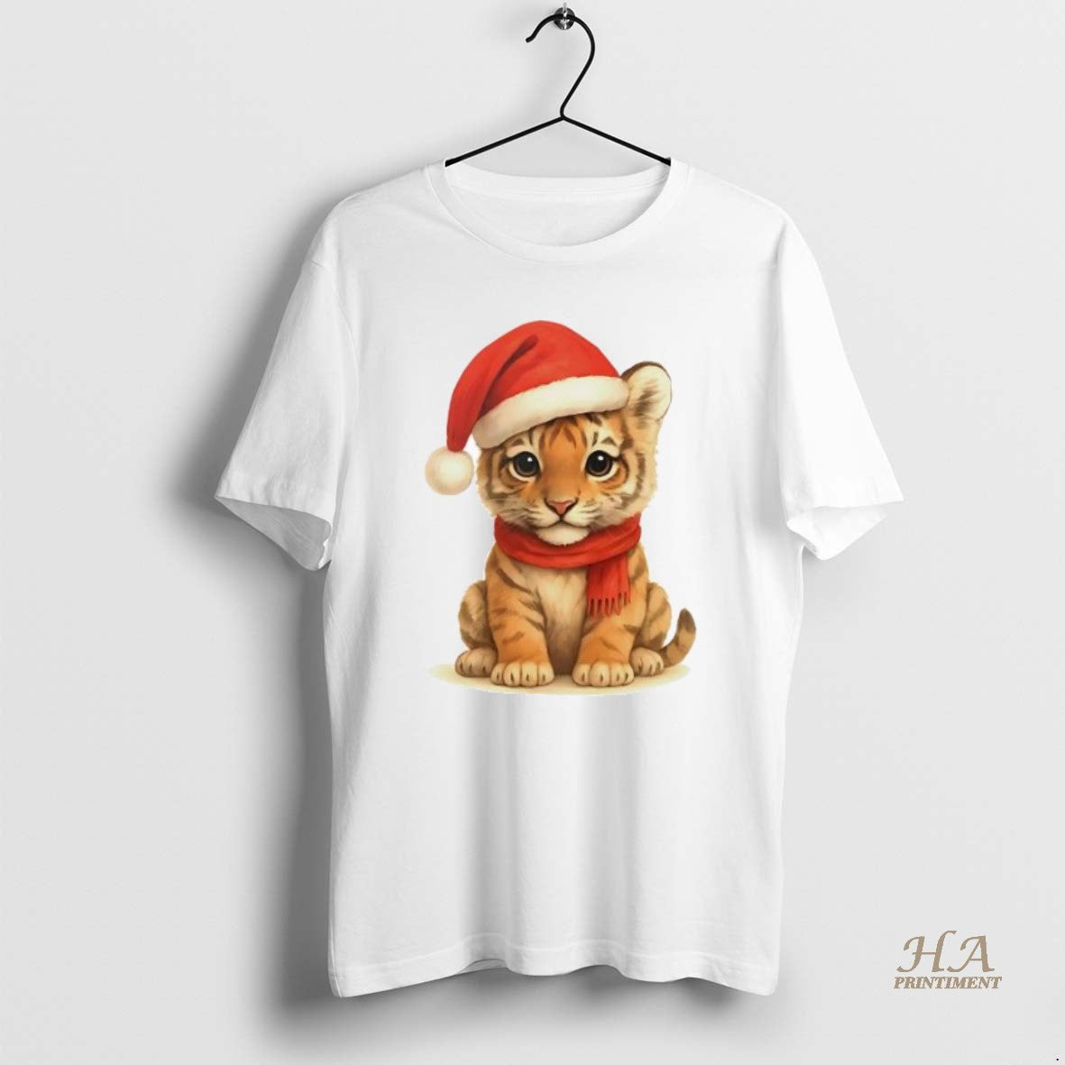 Official Tiger Baby Christmas Personalized Ornaments White