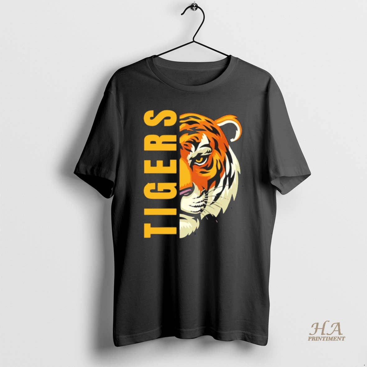 Official Tigers Football Star Football Personalized Black Ornaments
