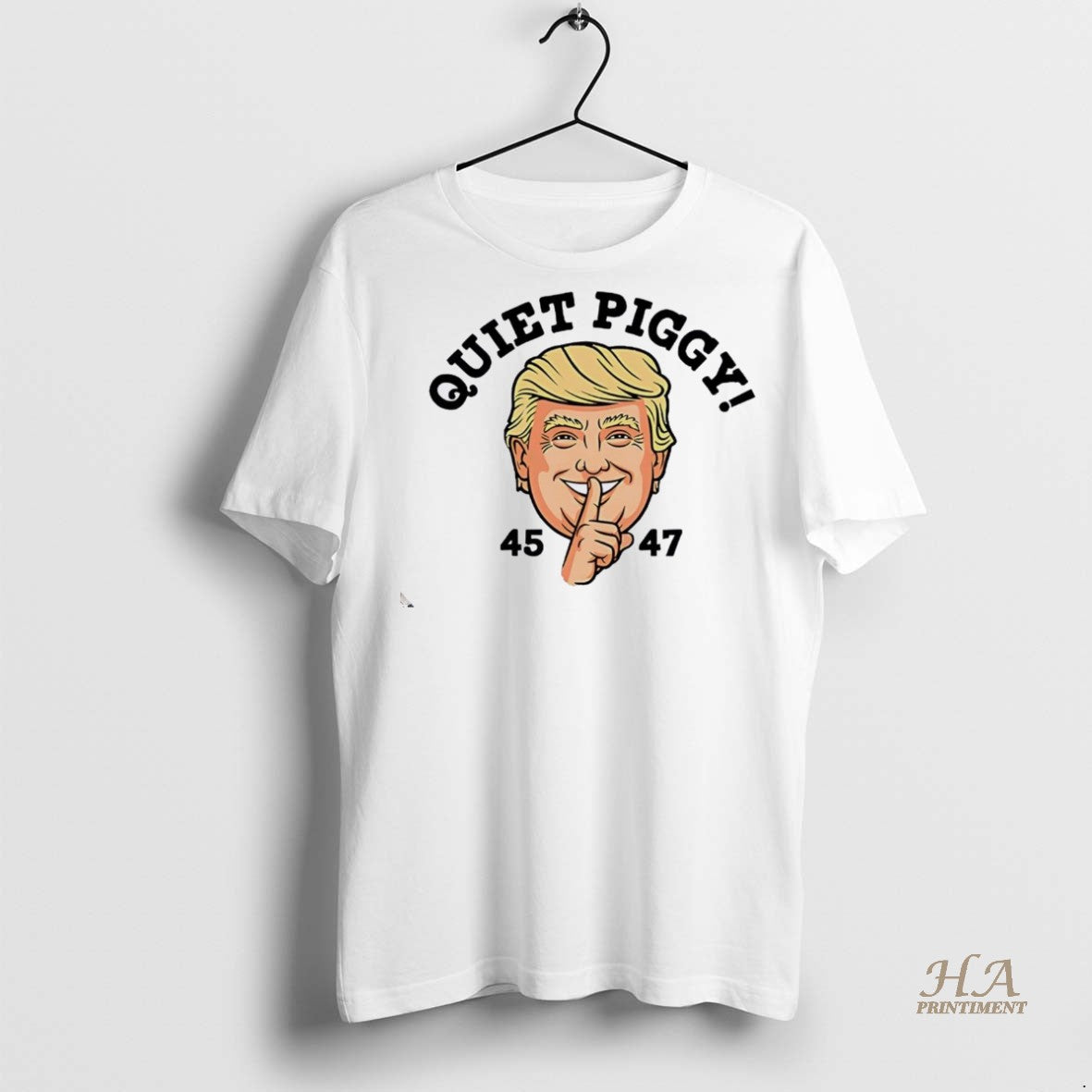 Official Trump 45 47th President Quiet Piggy Christmas Christmas Shirt