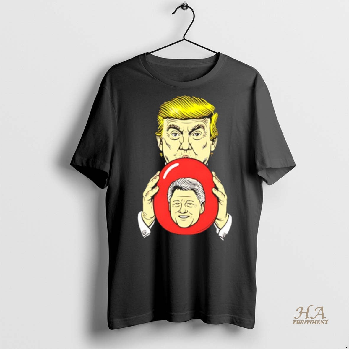 Official Trump Blowing Clinton Funny Shirt