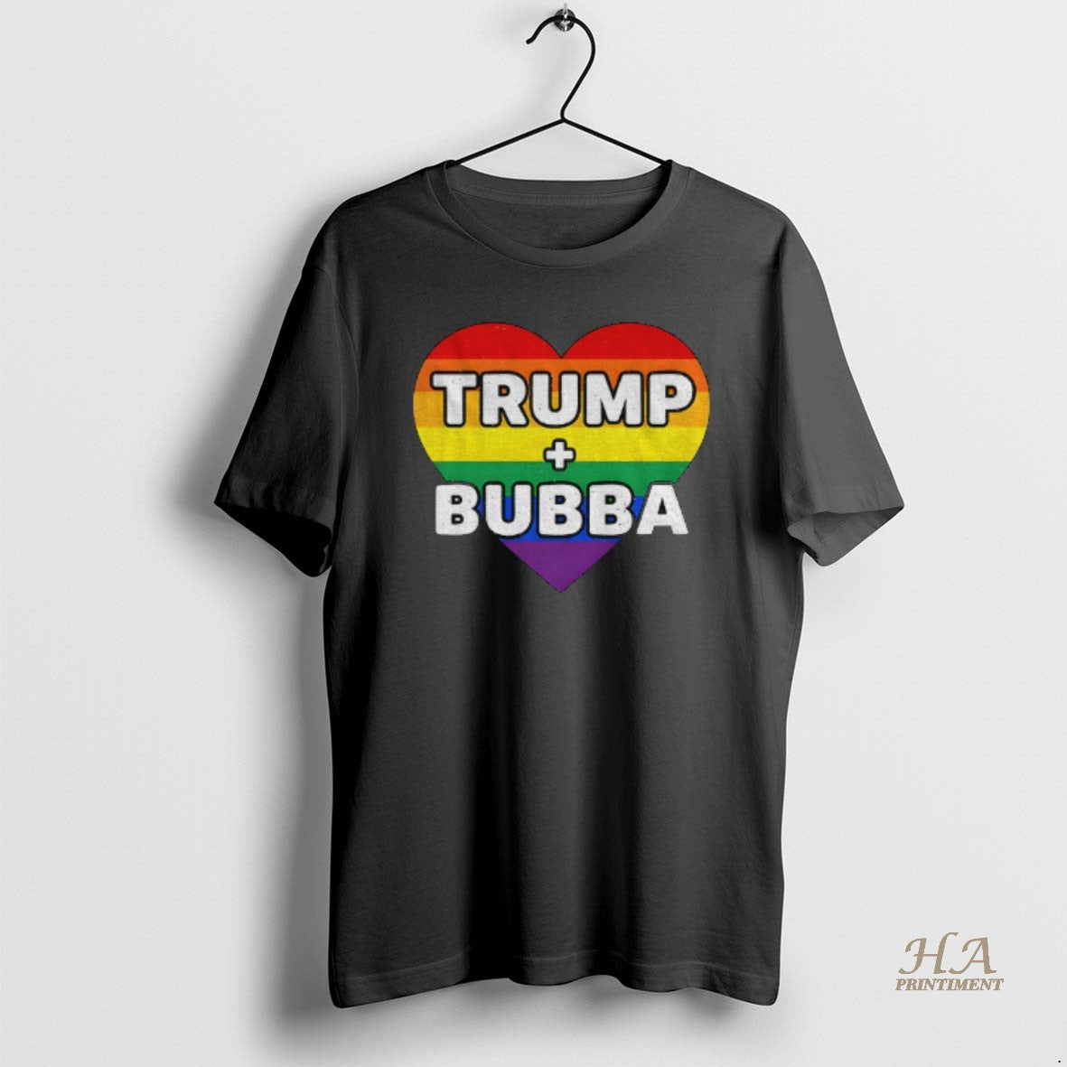 Official Trump Loves Bubba Clinton Colorful Heart