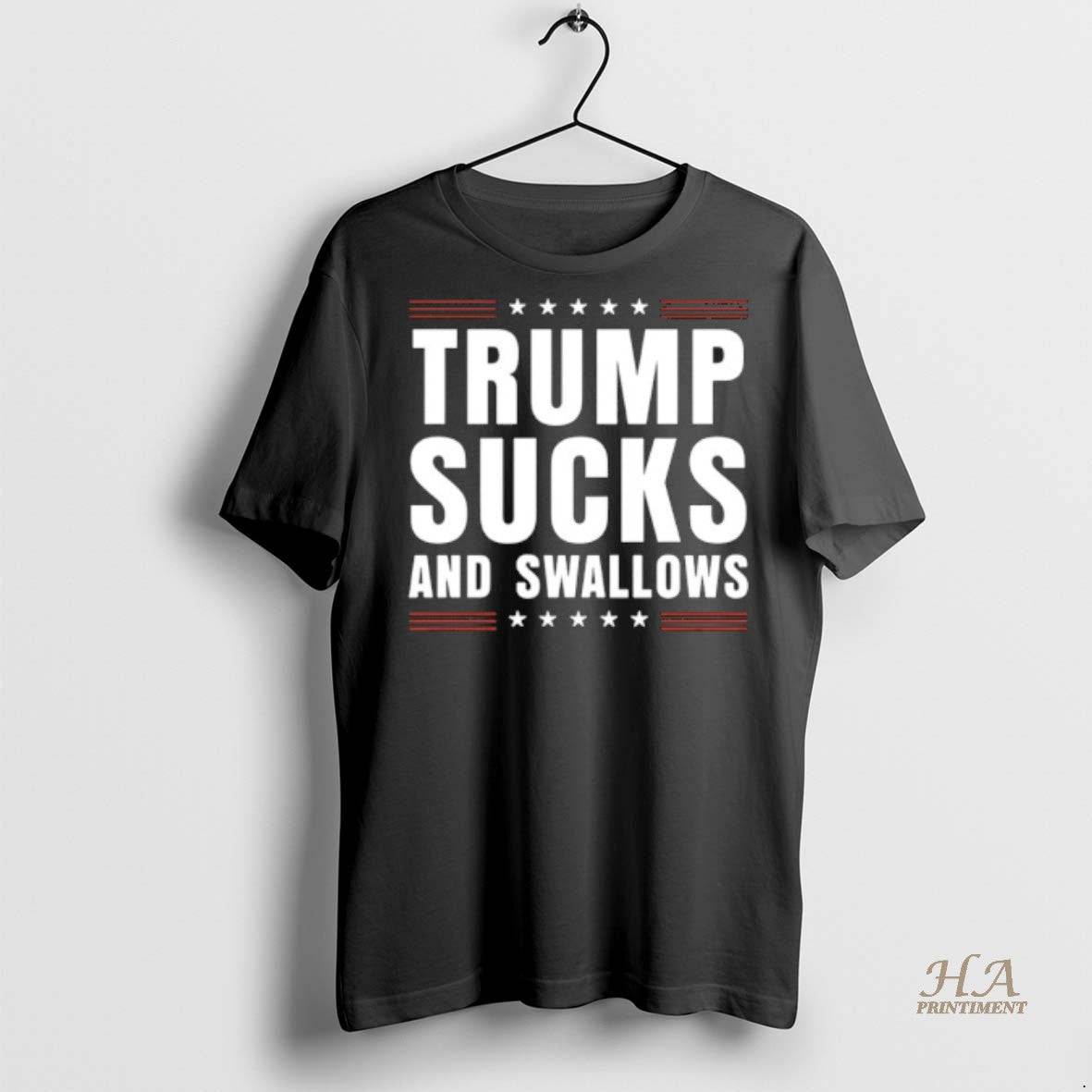 Official Trump Sucks And Swallows Anti Trump 25 Shirt