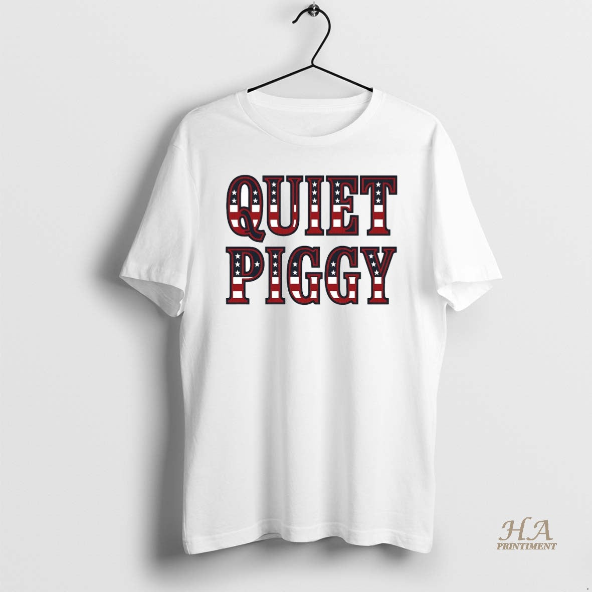 Official Trump Quiet Piggy Usa Flag