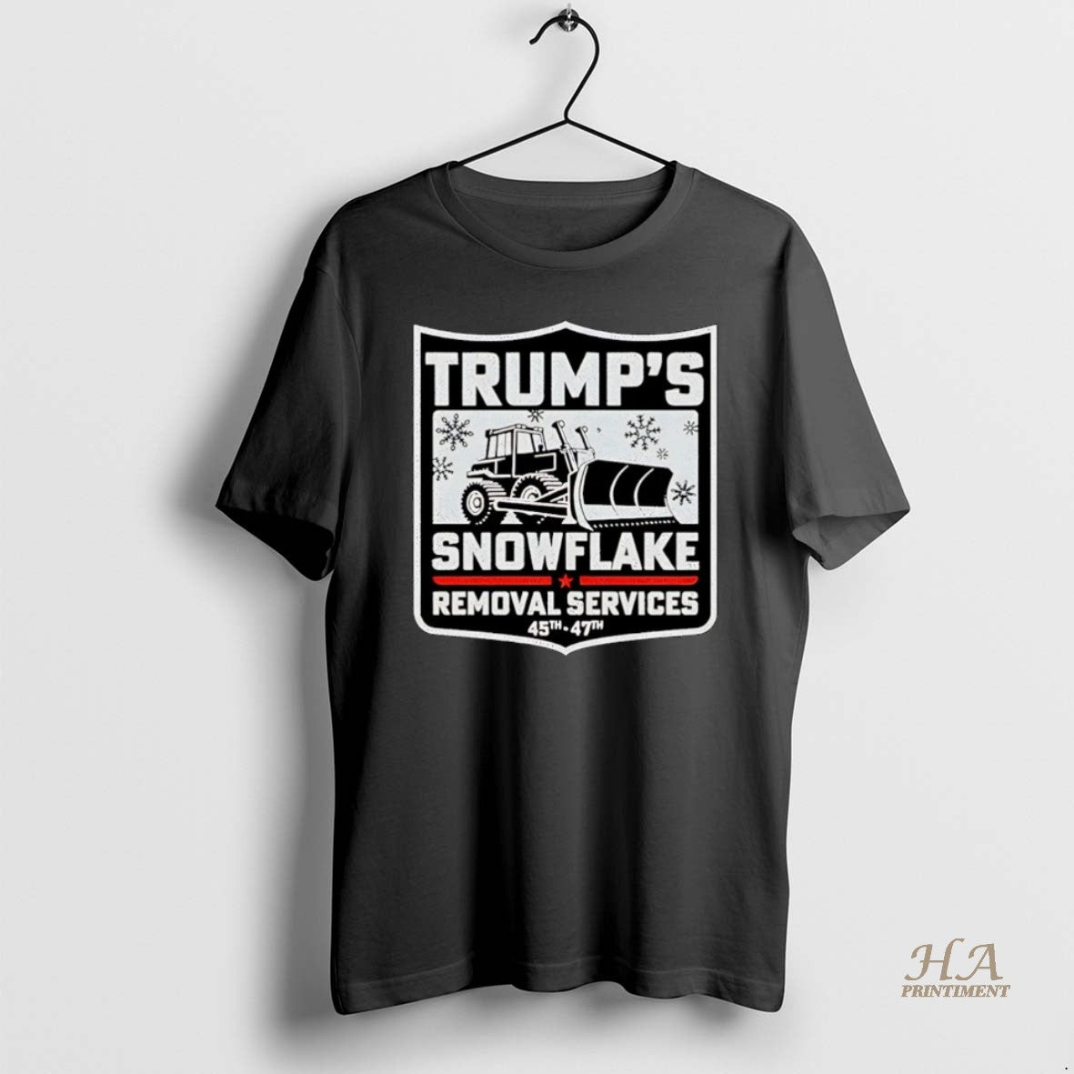 Official Trumps Snowflake Removal Services 45th 47th Christmas