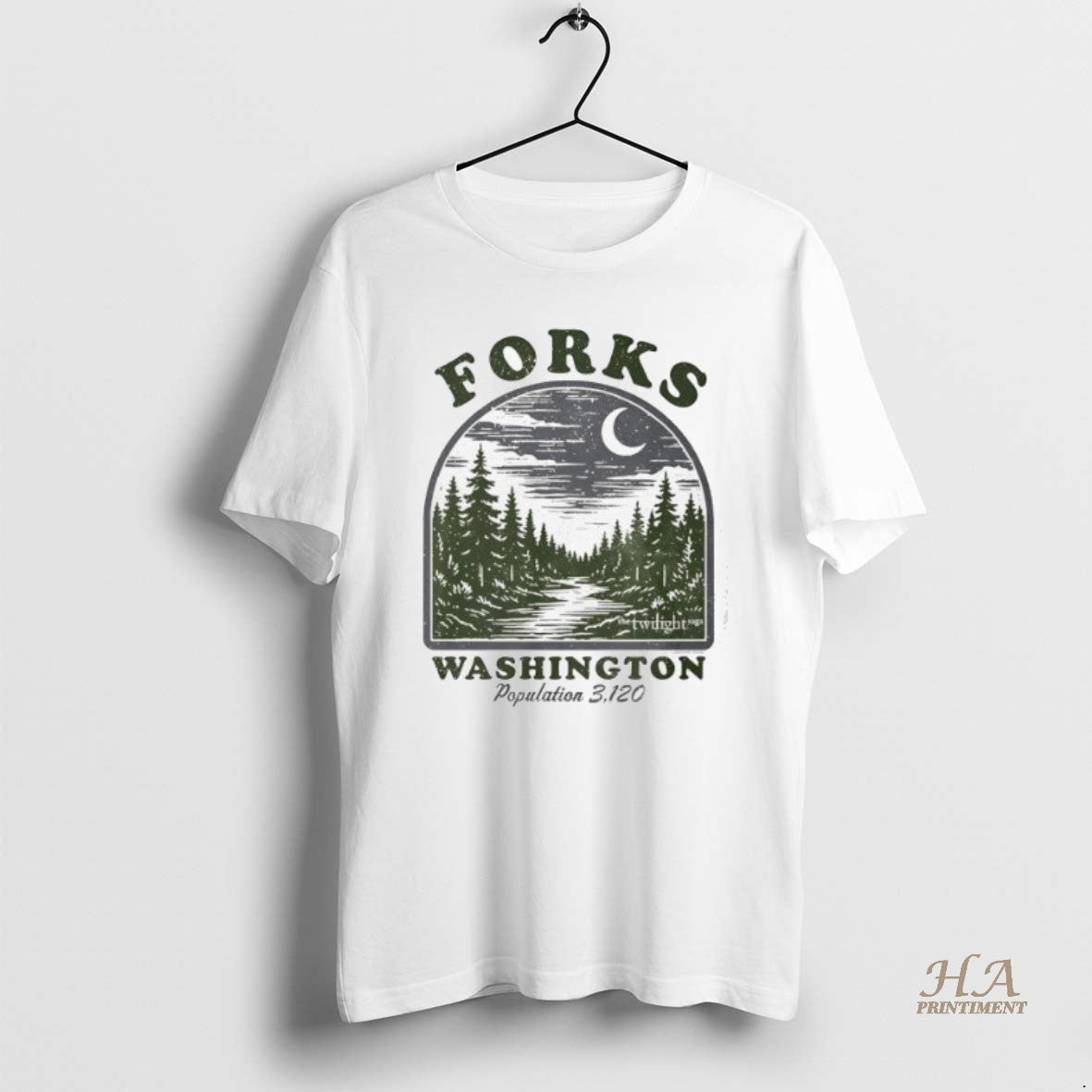 Official Twilight Forks Washington Vintage