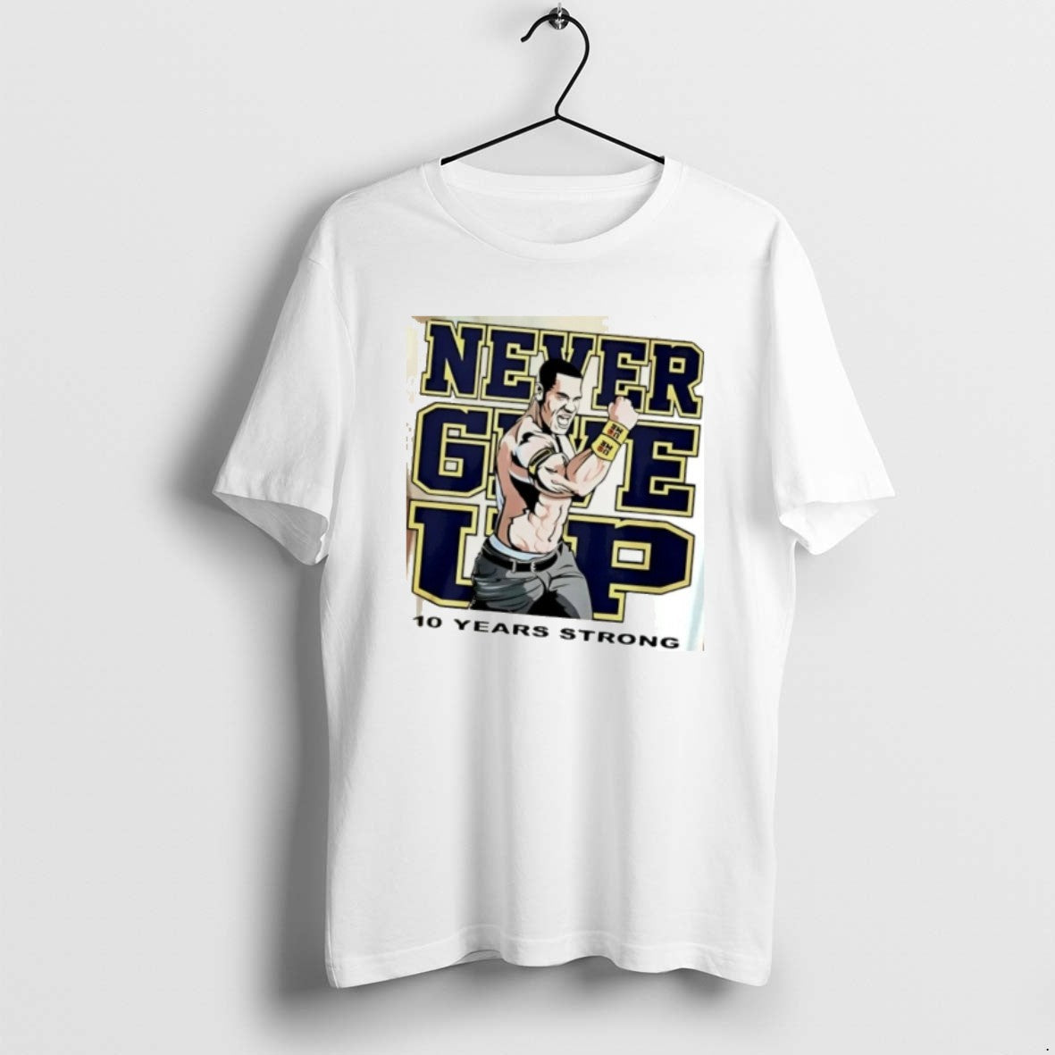 Official Tyrese Haliburton Wearing John Cena Never Give Up 10 Years Strong