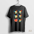 Official U Sa Ha Na Flowers Grid Vintage Cute