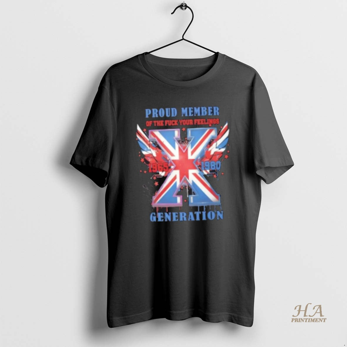 Official Uk Gen X Fuck Your Feelings Union Jack