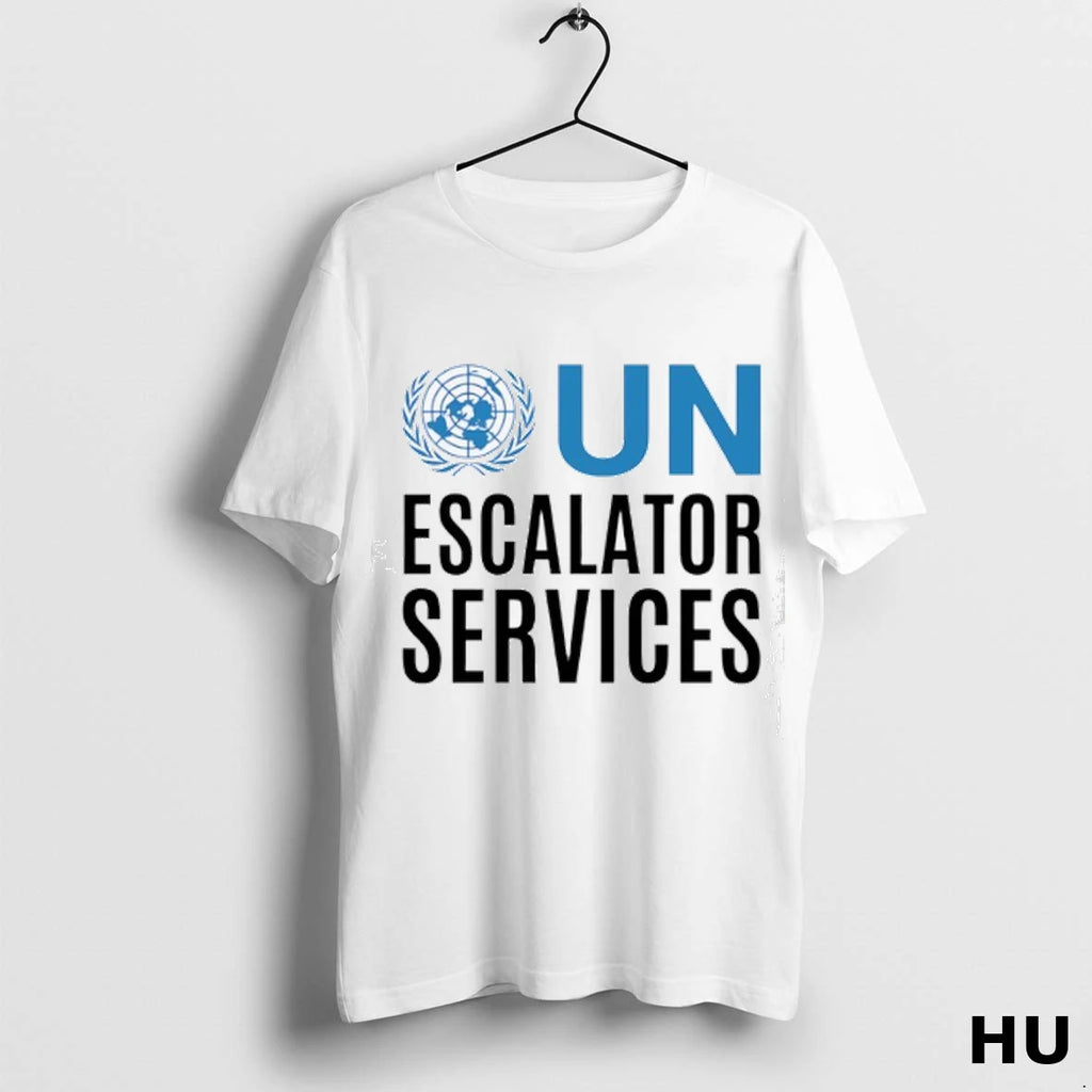 Official Un Escalator Services Logo T Shirt