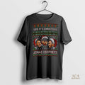 Official Ugly Christmas Jonas Brothers Holiday Like Its Christamas Shirt