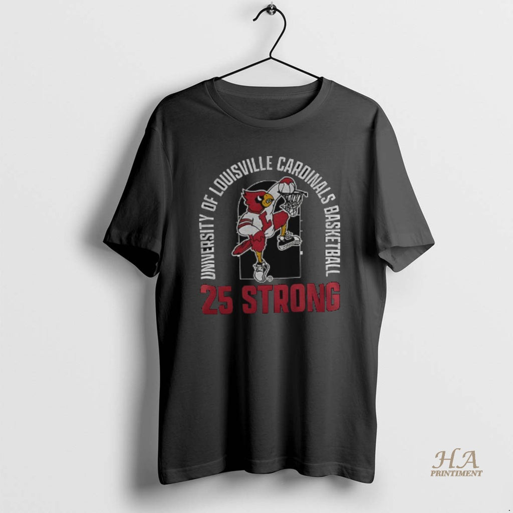 Official University Of Louisville Cardinals Basketball 25 Strong Nba Logo
