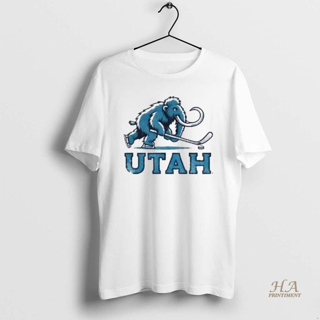 Official Utah Mammoth Hockey Nhl Mascot Logo