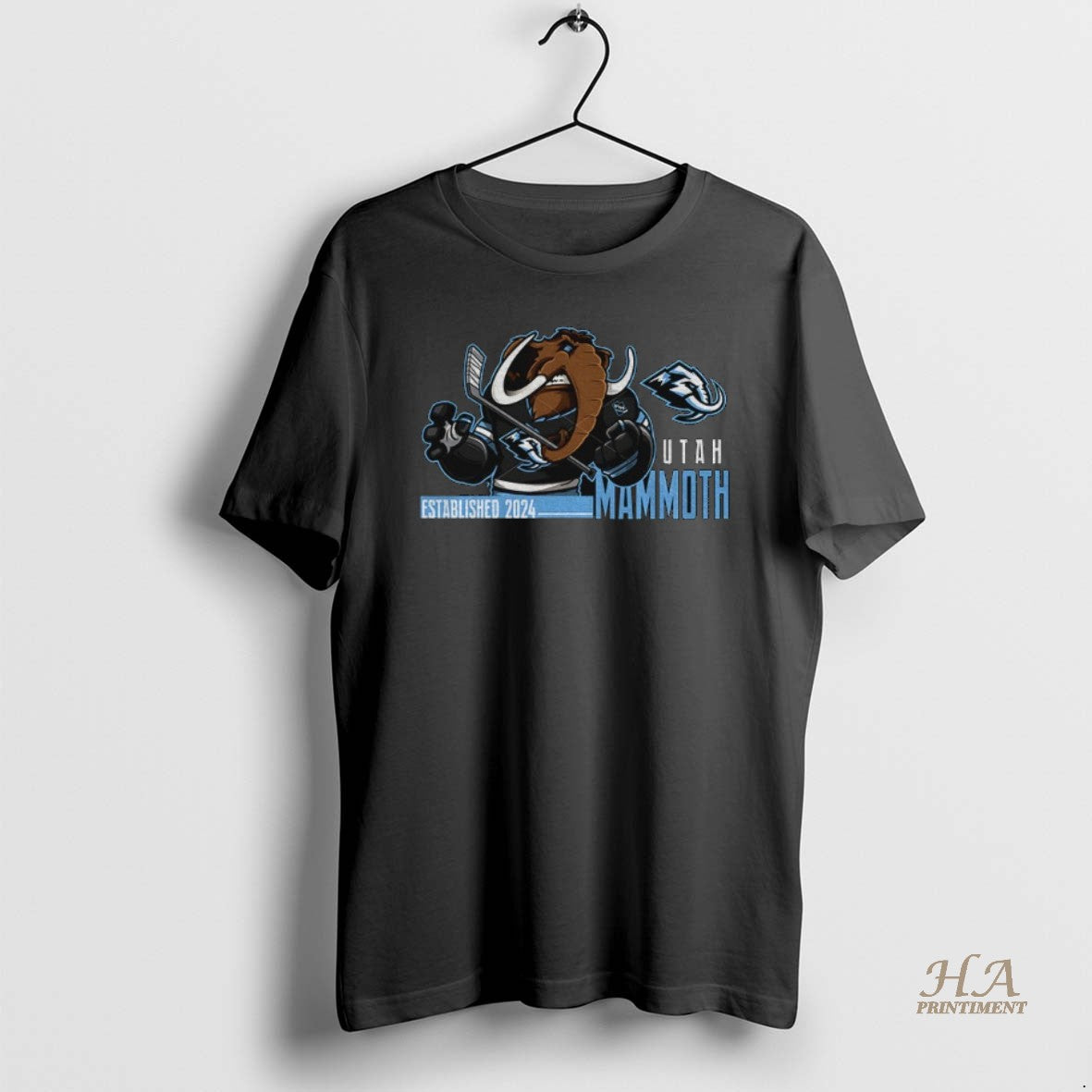 Official Utah Mammoth Nhl Hockey Mascot Establlished 2024