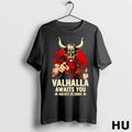 Official Valhalla Awaits You Raid With The Vikings T Shirt