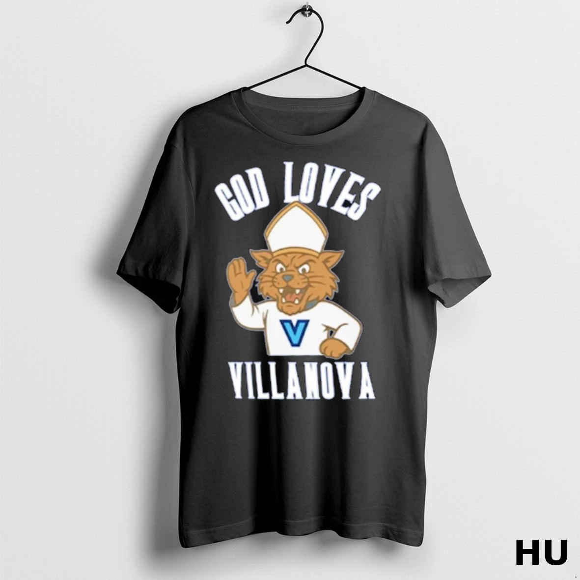 Official Villanova Wildcats God Loves Villanova T Shirt