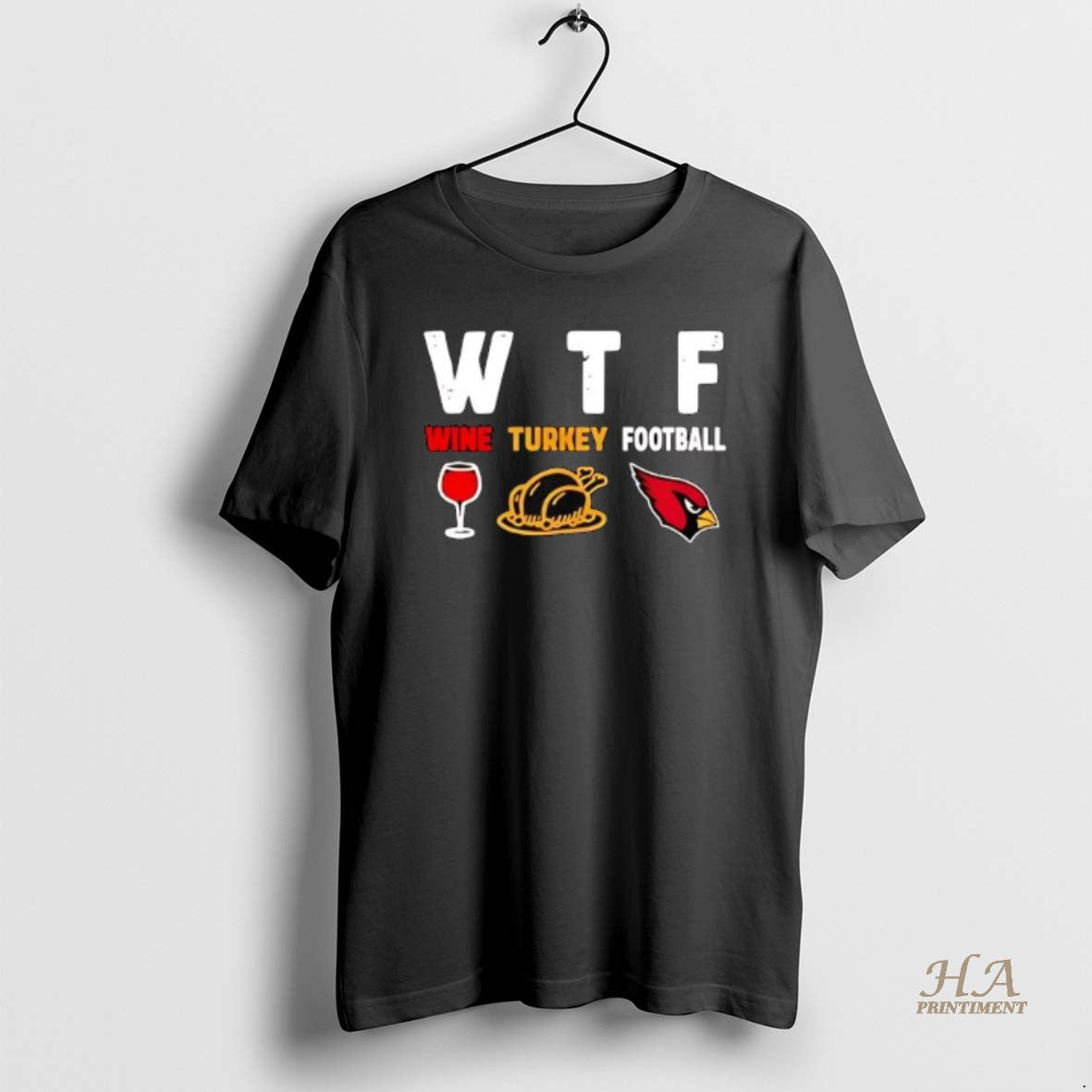 Official Wtf Wine Turkey Arizona Cardinals Football