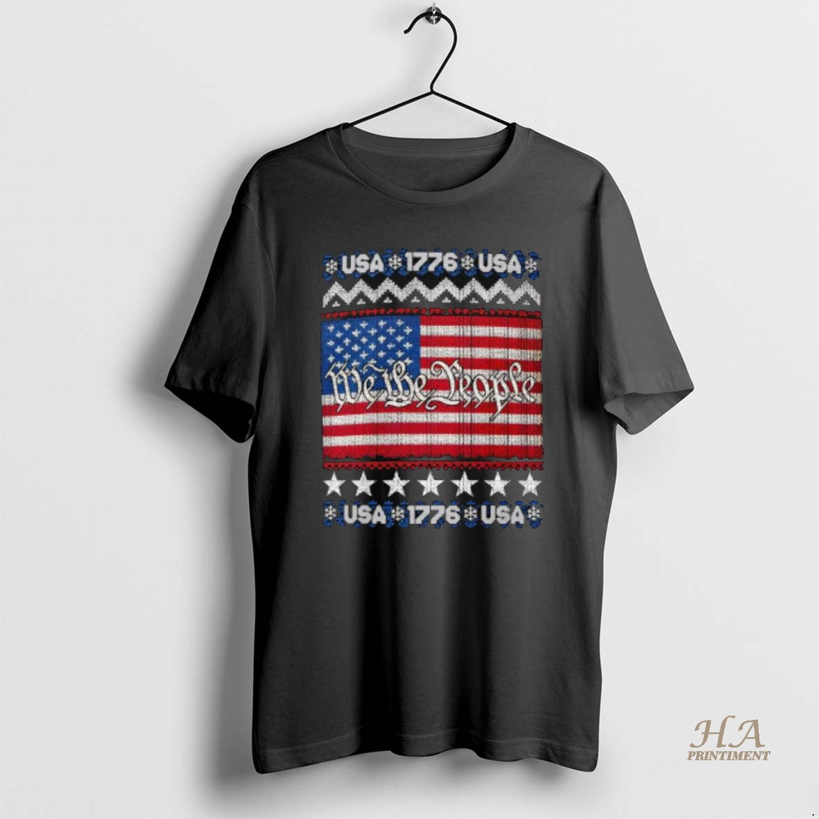 Official We The People Ugly Xmas Usa 1776
