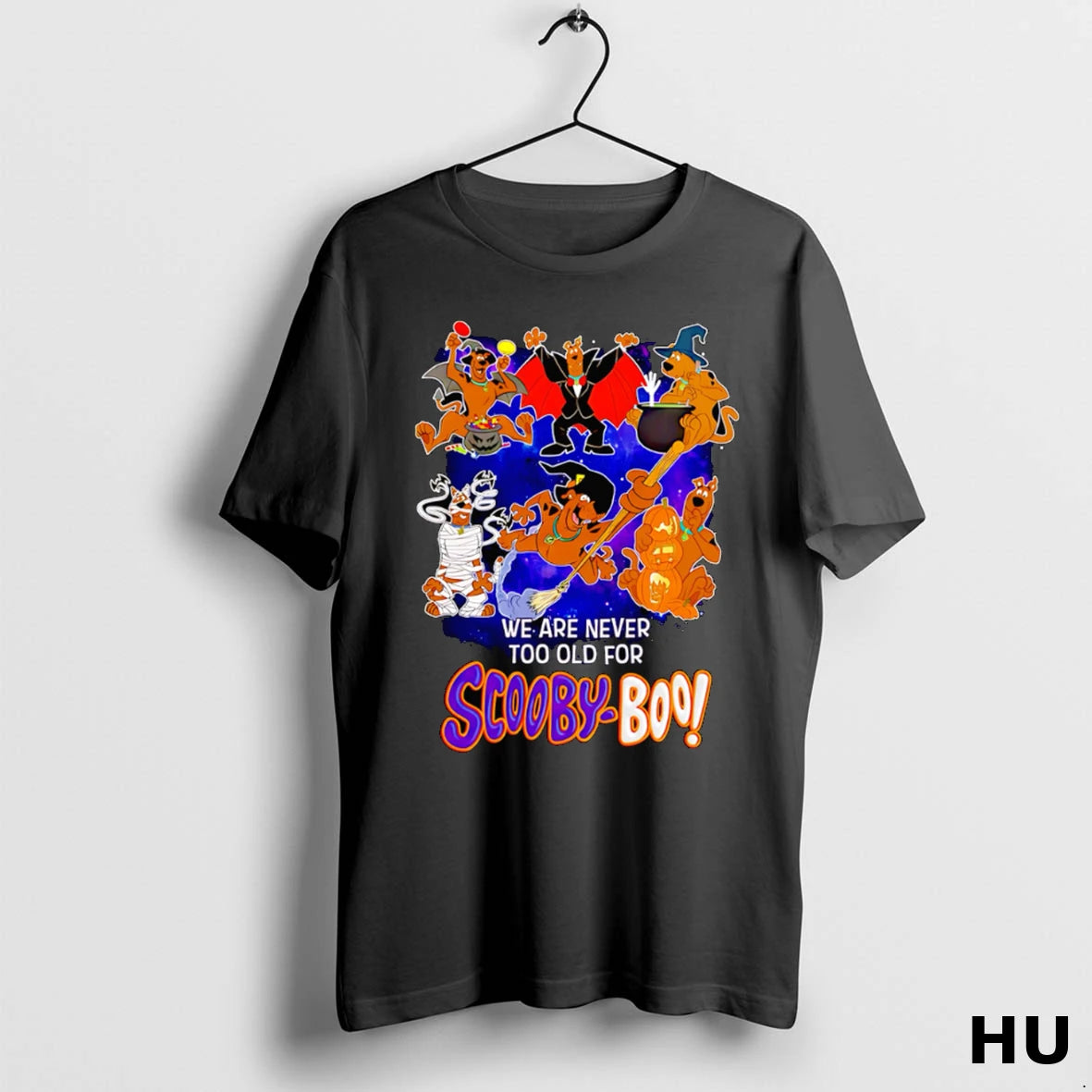 Official We Are Never Too Old For Scooby Boo T Shirt