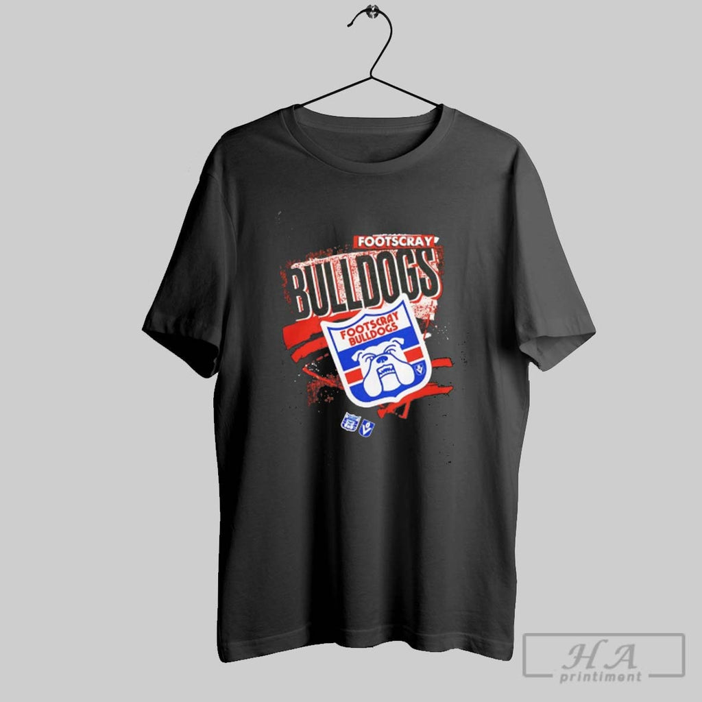 Official Western Bulldogs 2025 Footscray Abstract Logo