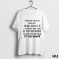 Official Whatever You Hear About Me Please Believe It Ladies T Shirt