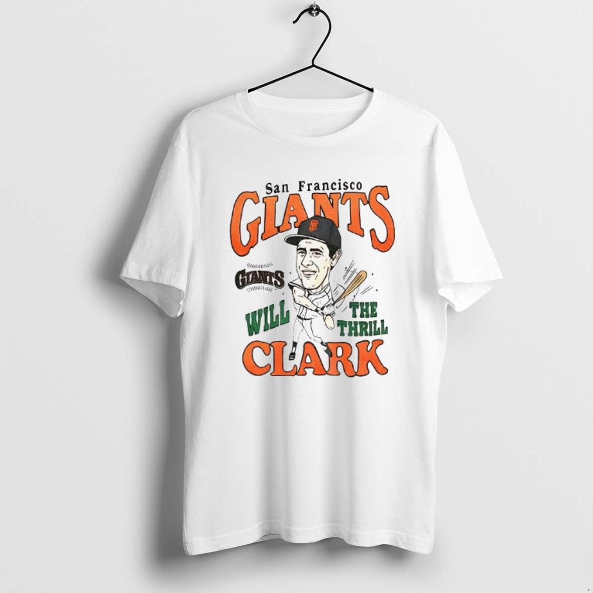 Official Will Clark San Francisco Giants Mlb Baseball Cartoon Will The Thrill Clark