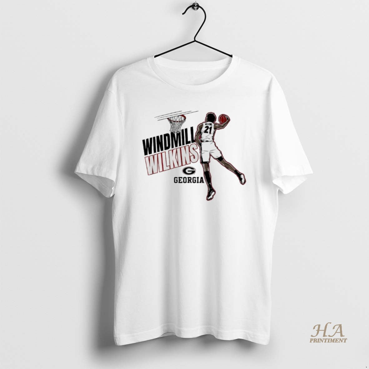 Official Windmill Jake Wilkins Georgia Bulldogs Basketball