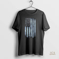 Official Winter Snowflakes American Flags