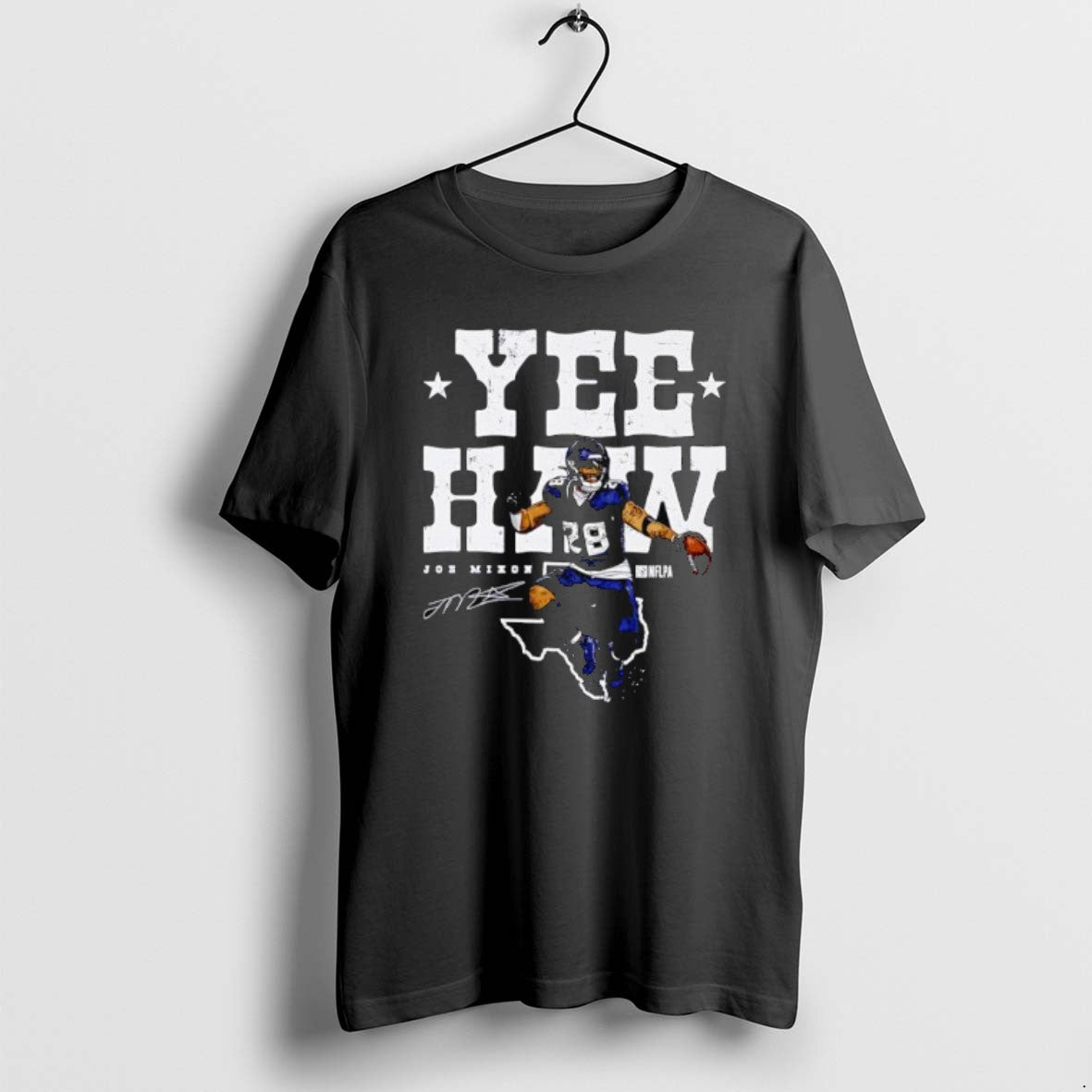 Official Yee Haw Joe Mixon Houston Cowboy Horseback Celly
