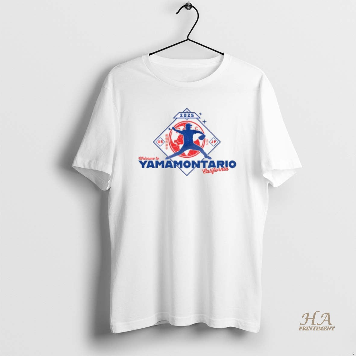 Official Yoshinobu Yamamoto Welcome To Yamamontario California Los Angeles Dodgers World Series 2025