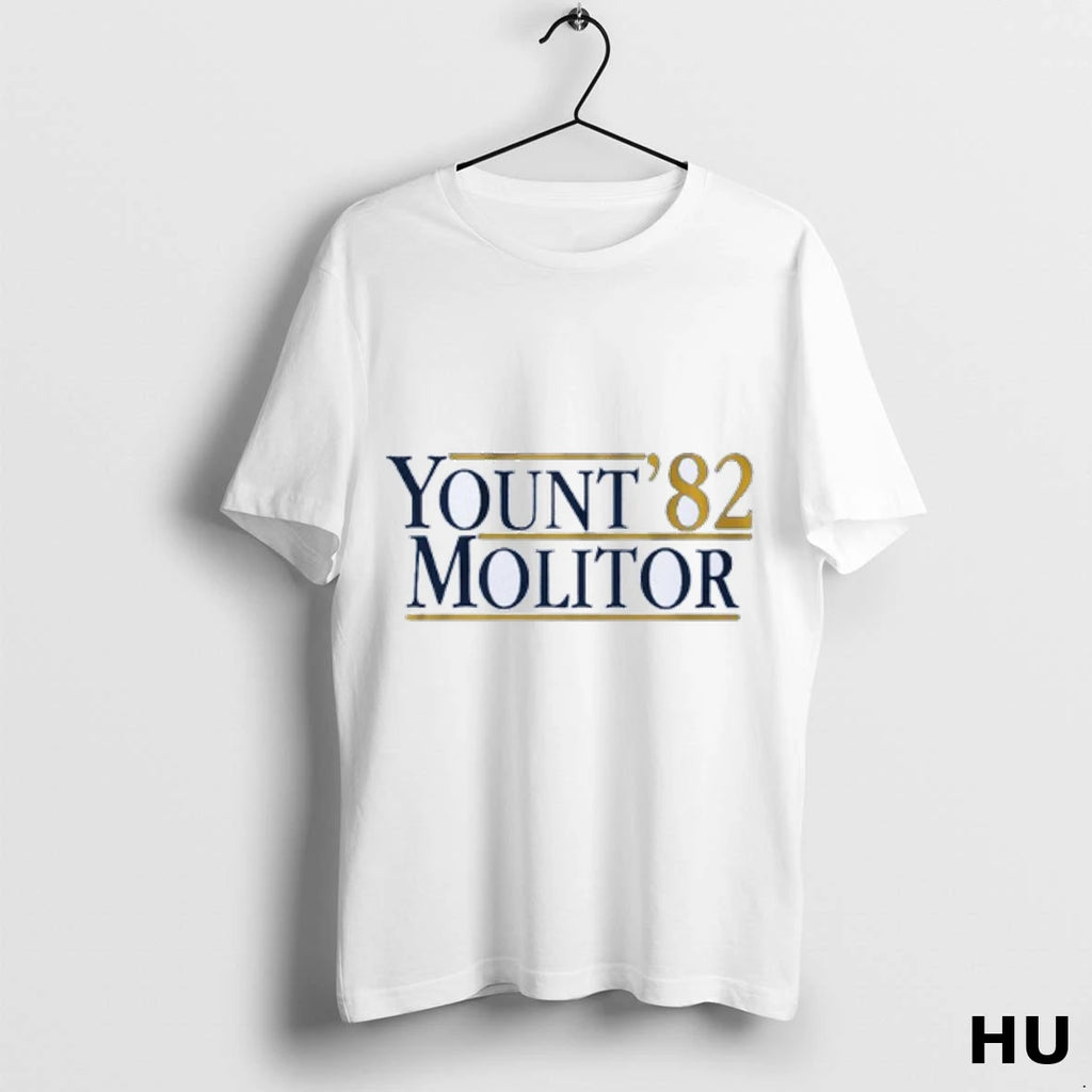 Official Yount Molitor 82 Milwaukee Brewers T Shirt