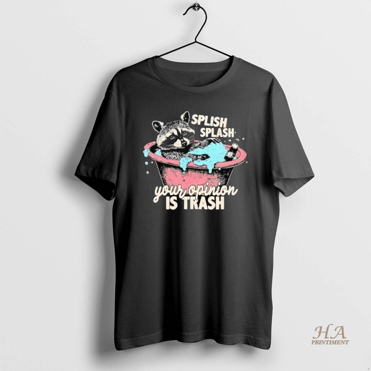 Official Your Opinion Is Trash Funny Raccoon Retro