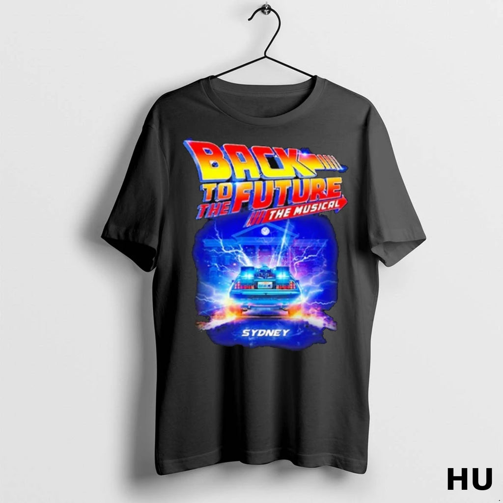 Official Back To The Future The Musical Sydney 2025 T Shirt