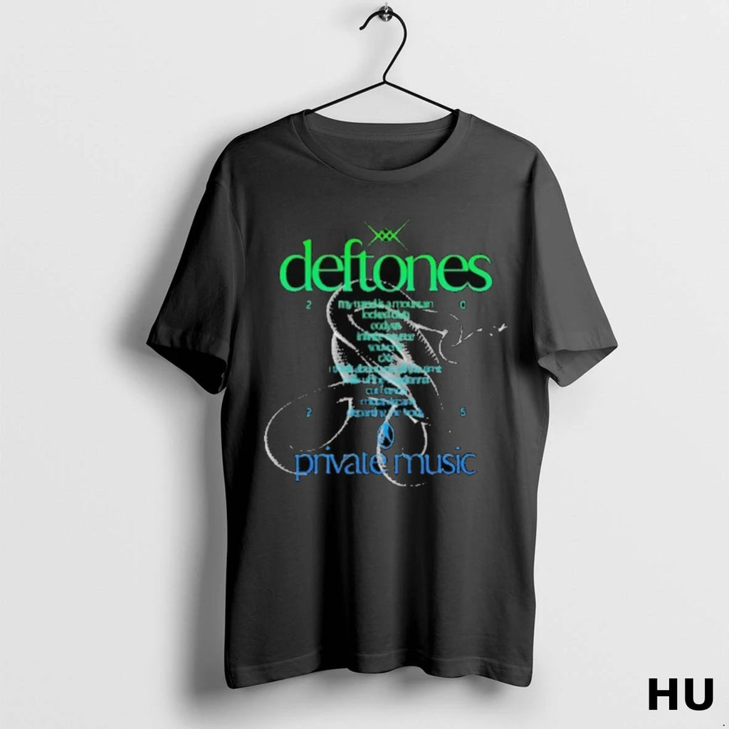 Official Deftones Private Music Tracklist T Shirt