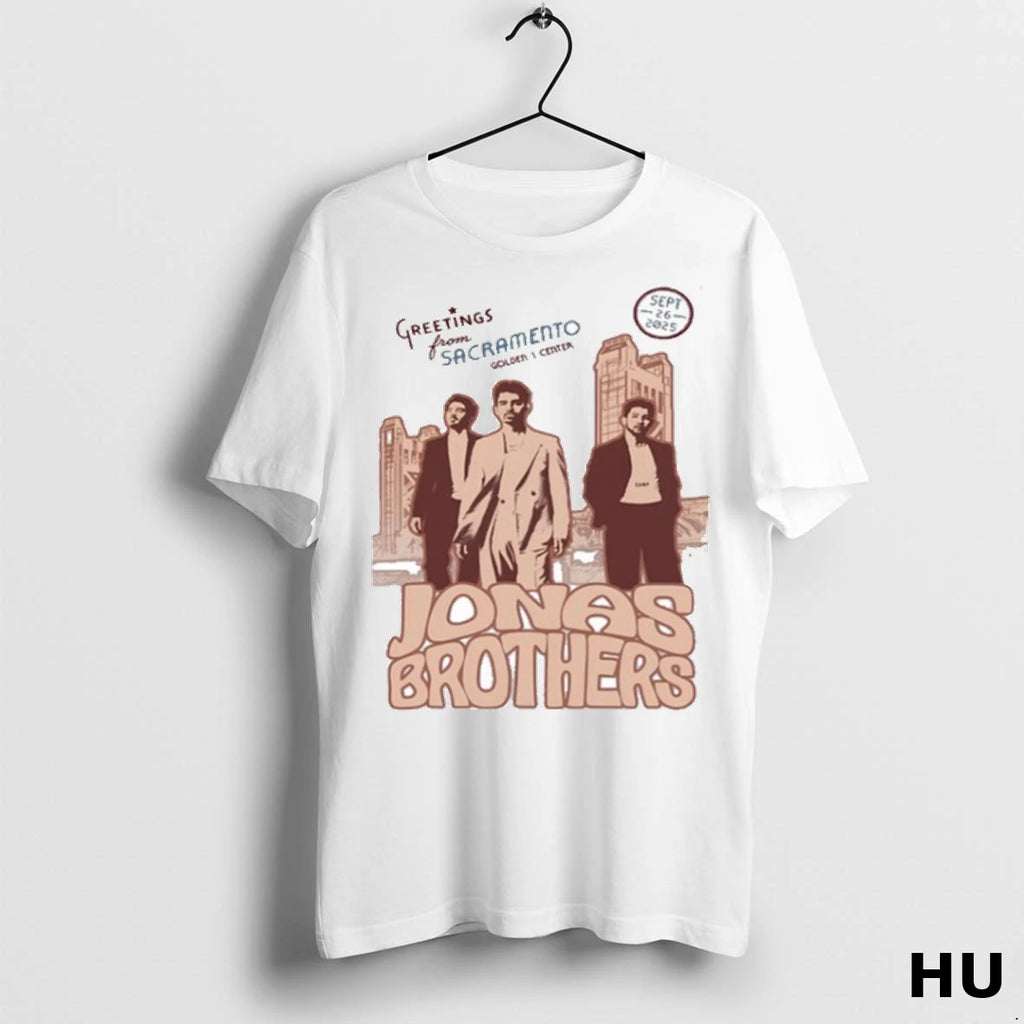 Official Jonas Brothers Sacramento Ca Concert 09 26 2025 T Shirt
