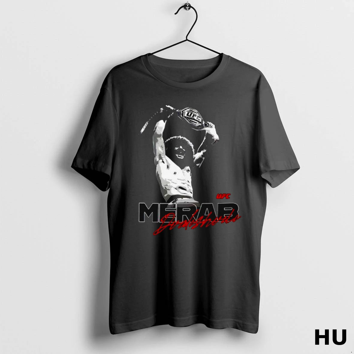 Official Merab Dvalishvili Fighter Graphic Signature Shirt Ladies T Shirt Be1rjs T Shirt