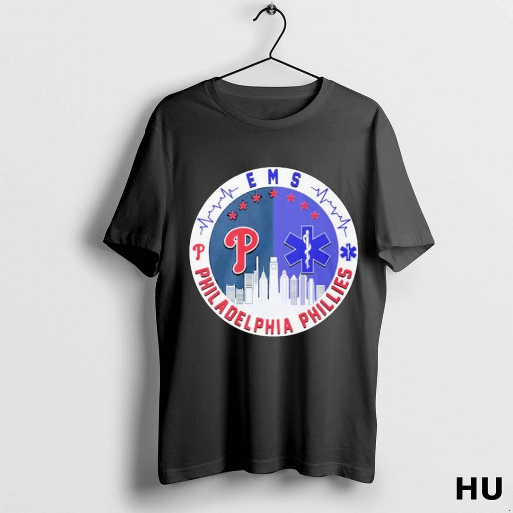 Official Philadelphia Phillies Emergency Medical Services Ems T Shirt