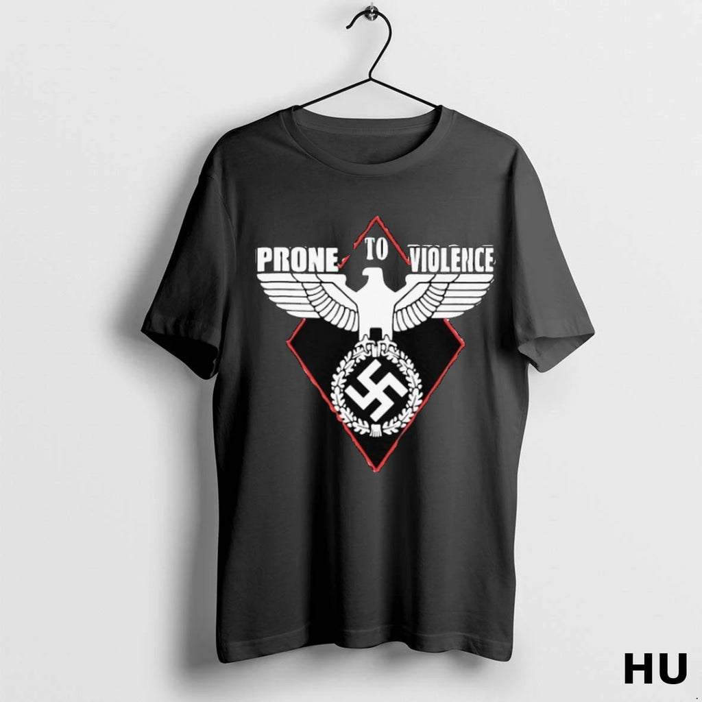 Official Prone To Violence Nazi T Shirt