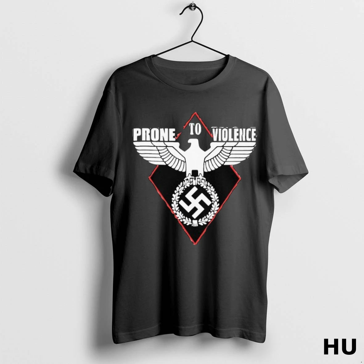 Official Prone To Violence Nazi T Shirt