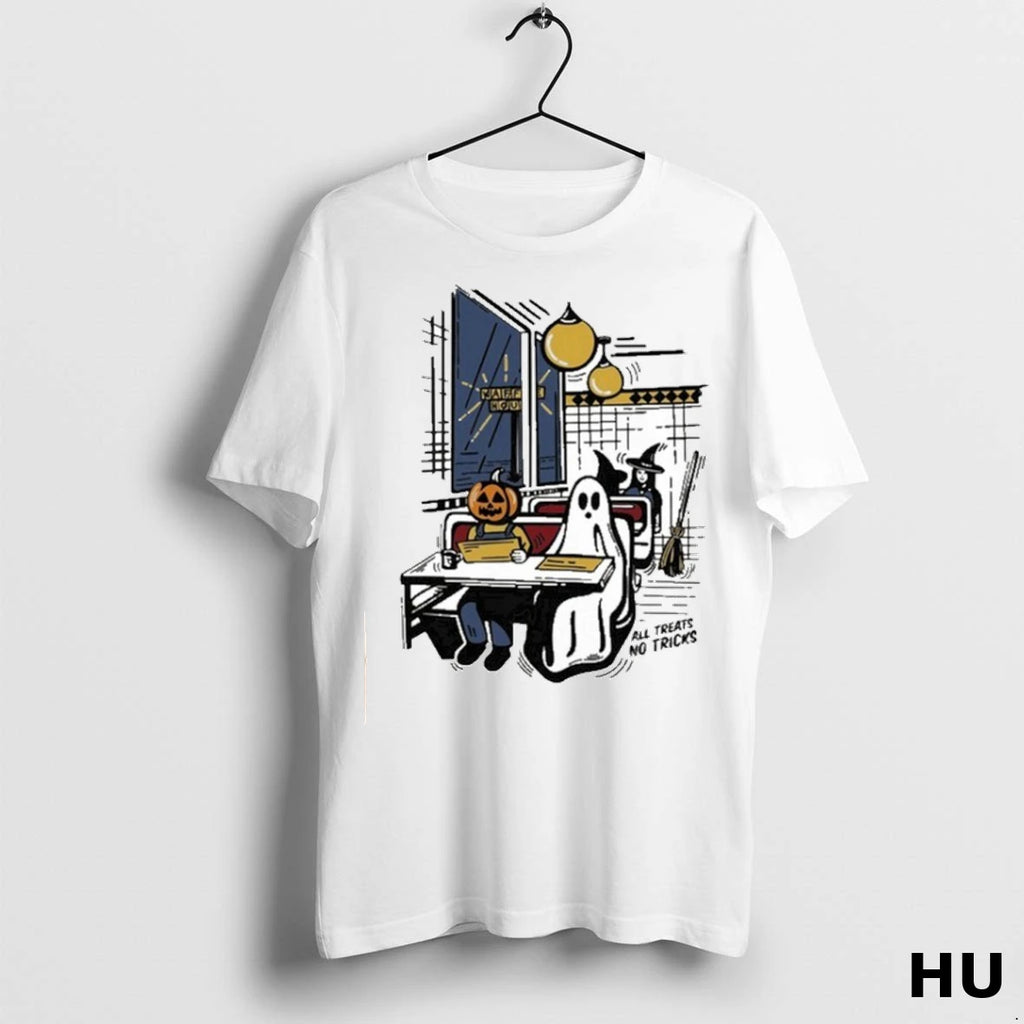 Official Waffle House All Tricks No Treats Youth Halloween 2025 T Shirt