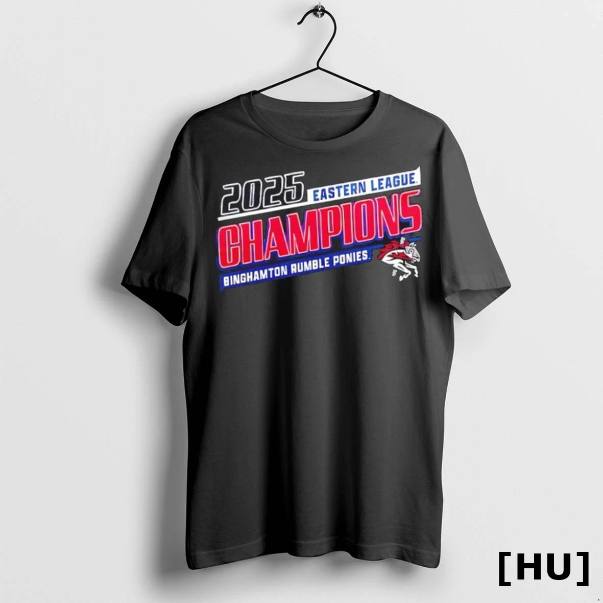 Officials 2025 Eastern League Champions Binghamton Rumble Ponies Logo T Shirt
